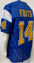 Load image into Gallery viewer, Dan Fouts Autographed Signed Custom San Diego Chargers NFL Vintage Jersey Leaf
