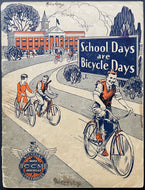 1930's CCM Scribbler White Exercise Book Bicycles Featured Vintage Original