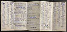 Load image into Gallery viewer, 1979/1980 NHL Schedule Issued by Good Feeling Restaurants Hockey Vintage
