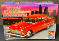 AMT ERTL 1955 Chevy Bel Air Street Machine Scale 1:25 Model Car Kit Vintage