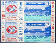 Load image into Gallery viewer, 1972 World Series Full Tickets Oakland A's MLB Baseball Slabbed iCert Vintage
