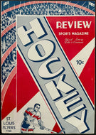 1940 St. Louis Arena Hockey Program American Hockey Association Flyers v Knights