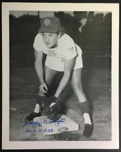 Load image into Gallery viewer, Vintage Margaret Wenzell Signed Photo Autographed Baseball Picture 8x10
