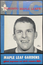 Load image into Gallery viewer, 1960 Stanley Cup Game 4 Program Montreal Canadiens + Maurice Richard Last Game
