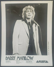 Load image into Gallery viewer, 1970s Barry Manilow Arista Records Promo Photo Vintage Matha Swope Picture
