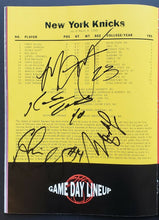 Load image into Gallery viewer, 1999 Toronto Raptors NBA Program + Ticket Signed by 6 Oakley Wallace Autographed
