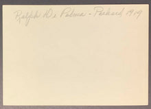 Load image into Gallery viewer, 1919 Ralph DePalma Vintage Press Photo Auto Racing Legend Behind The Wheel
