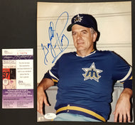 Gaylord Perry Signed Seattle Mariners MLB Baseball Color 8 x 10 Photo JSA COA