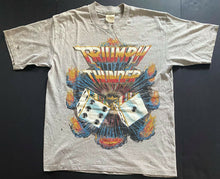 Load image into Gallery viewer, Triumph 1985 Thunder Tour Concert T-Shirt Vintage Original Authentic Winterland
