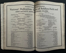 Load image into Gallery viewer, 1926 Soldier Field Chicago Football Dedication Game Program Army Vs Navy Vintage
