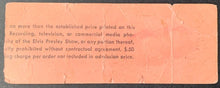 Load image into Gallery viewer, 1975 Elvis Presley Concert Ticket Stub + Trading Card Niagara Falls Vintage
