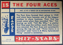 Load image into Gallery viewer, 1957 Topps Hit Stars Trading Card Four Aces #15 Non Sports Vintage
