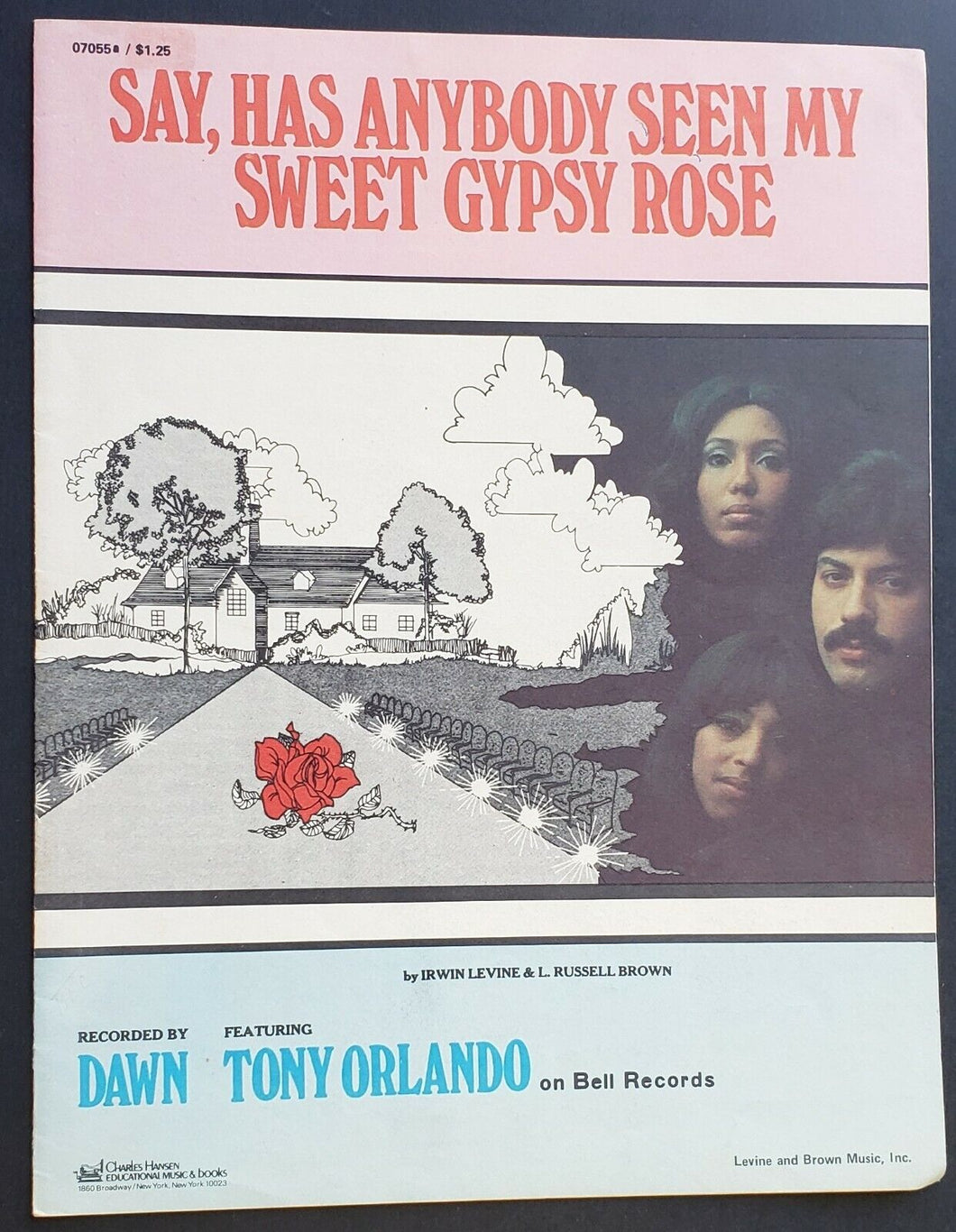 1973 Tony Orlando & Dawn Sheet Music - Say, Has Anybody Seen My Sweet Gypsy Rose