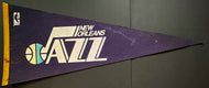 1974-79 New Orleans Jazz Vintage NBA Basketball Full Size Pennant
