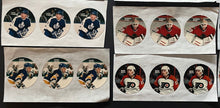 Load image into Gallery viewer, 1990&#39;s Star Puck Inc. Players Stickers Applied To Pucks 20 NHL Hockey Players
