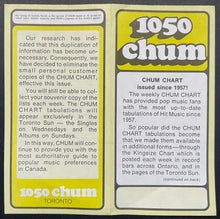 Load image into Gallery viewer, 1975 Final Issue Top 30 CHUM Chart #932 Music Vintage Historical Circa 70s
