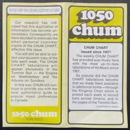 1975 Final Issue Top 30 CHUM Chart #932 Music Vintage Historical Circa 70s