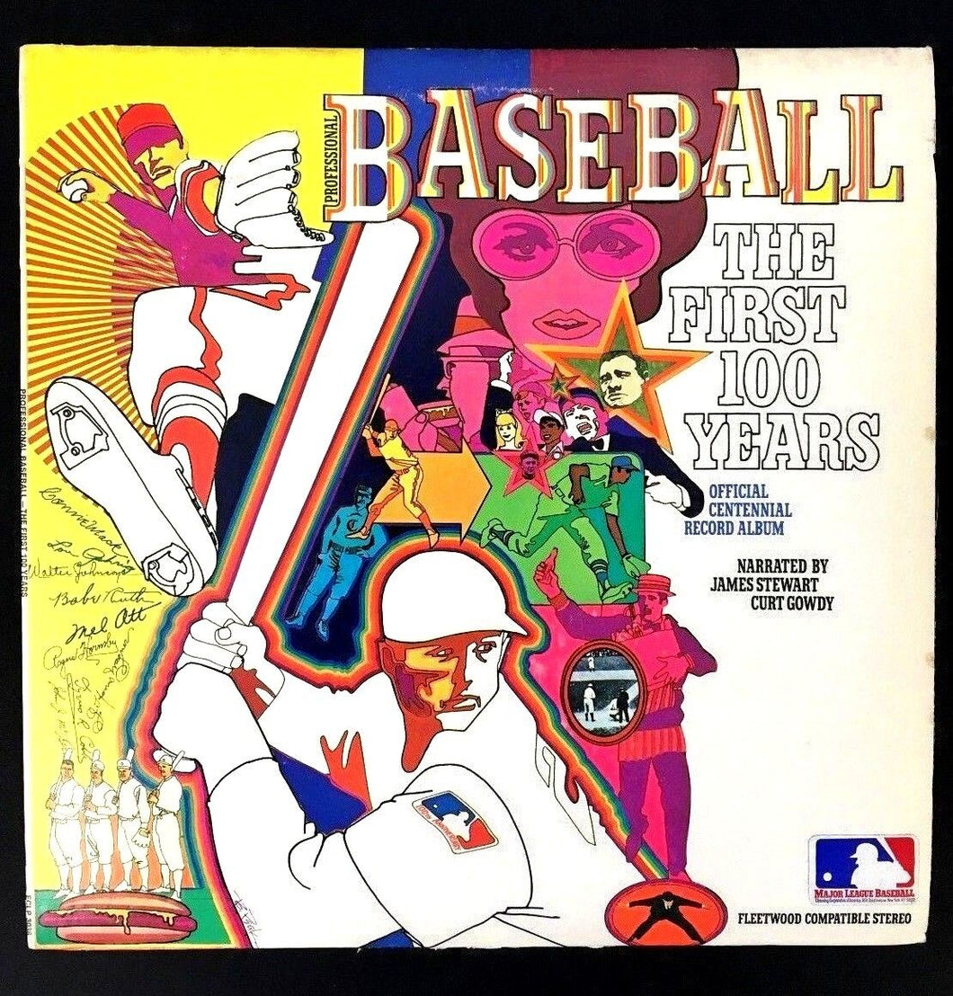 Baseball The First 100 Years Official Centennial Record Album James Stewart MLB