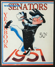 Load image into Gallery viewer, 1957 Washington Senators Yearbook Griffith Stadium National League Baseball Vtg
