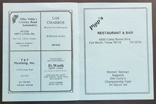 Load image into Gallery viewer, 1986 Gorman`s Gym Old Fashion Club Fights Program Boxing Don Curry Vintage Rare

