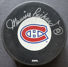 Load image into Gallery viewer, Maurice Richard Autographed Montreal Canadiens NHL Hockey Puck Signed Beckett
