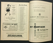 Load image into Gallery viewer, 1960 CFL Football Program Winnipeg Blue Bombers vs Edmonton Eskimos Vintage
