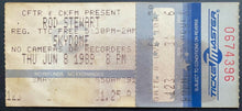 Load image into Gallery viewer, Signed Rod Stewart Skydome 1st Concert Used Autographed Soccer Ball + Ticket JSA
