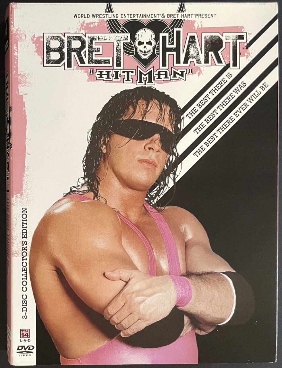 WWE World Wrestling Entertainment Bret The Hitman Hart 3 Disc DVD Set