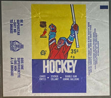 Load image into Gallery viewer, 1985-86 O-Pee-Chee NHL Hockey Card Wax Pack Wrapper OPC Lemieux Rookie Year
