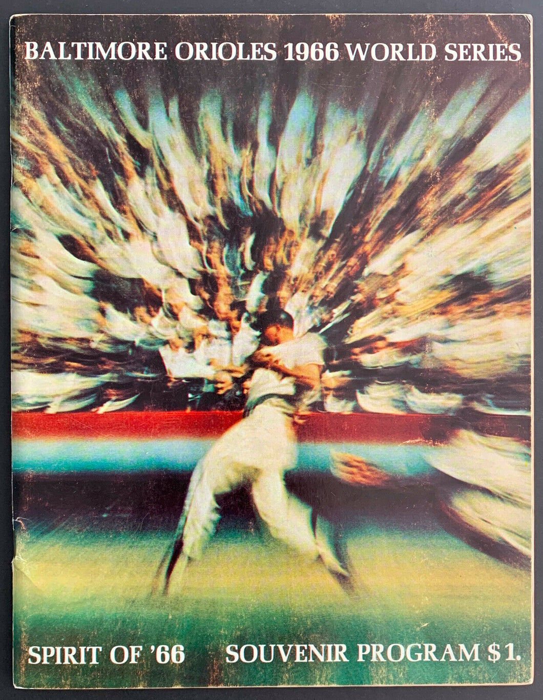 Vintage 1966 World Series Program Baltimore Orioles vs Los Angeles Dodgers MLB