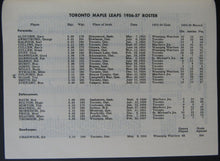 Load image into Gallery viewer, 1956-1957 NHL Jim Hendy's Press &amp; Radio Guide + Who's Who In Hockey Vintage

