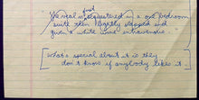 Load image into Gallery viewer, Seinfeld Sitcom Monologue Hand Written Jerry Seinfeld Original Script JSA LOA
