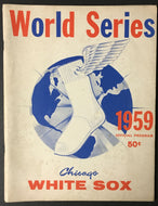 1959 World Series Program Game 2 Comiskey Park Chicago White Sox LA Dodgers MLB