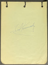 Load image into Gallery viewer, Ted Kennedy + Russ Jackson Autographed Album Page Signed JSA NHL NFL Sports

