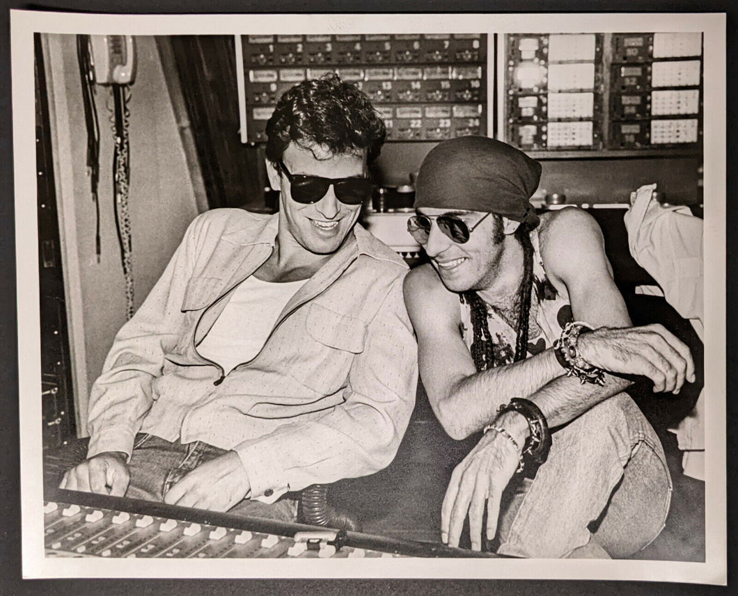 1980 Type 1 Photo Bruce Springsteen In The Studio Next Album + Little Steven