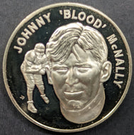 1972 Johnny McNally Pro Football Hall Of Fame Medal Franklin Mint 1 Troy Oz NFL
