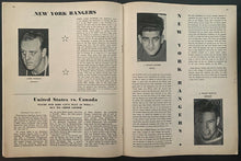 Load image into Gallery viewer, 1949 Madison Square Garden Program+Insert NY Rangers vs Toronto Maple Leafs NHL
