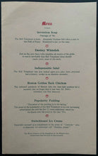 Load image into Gallery viewer, 1927 Alexander Graham Bell / Walter Allward Autographed Historical Menu JSA LOA
