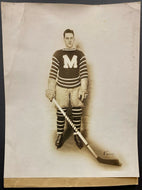 1930 Vintage Rice Type 1 Photo NHL Montreal Maroons Hockey Dave Trottier
