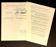 Load image into Gallery viewer, 1978 Colorado Rockies NHL Hockey Original Contract Addendum PAUL GARDNER Signed
