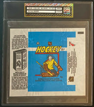 Load image into Gallery viewer, 1982-83 O-Pee-Chee NHL Hockey Card Wax Pack Wrapper OPC Grant Fuhr Rookie Year
