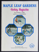 Load image into Gallery viewer, 1960 Maple Leaf Gardens NHL Oldtimers Program Leafs Canadiens Maurice Richard

