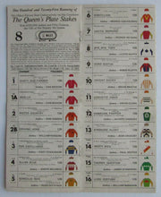 Load image into Gallery viewer, 1980 Woodbine Racetrack 121st Running Queen's Plate Program Driving Home
