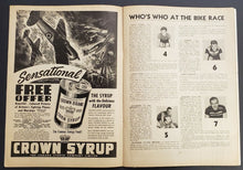 Load image into Gallery viewer, 1941 Montreal Forum&#39;s 18th Annual International Bike Race Sports Book Magazine
