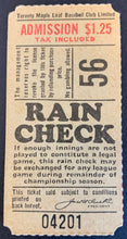 Load image into Gallery viewer, 1950's Toronto Maple Leaf Baseball Game Ticket Stub Vintage Maple Leaf Stadium
