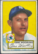 Load image into Gallery viewer, 1952 Topps Baseball #99 Gene Woodling Vintage MLB Card New York Yankees
