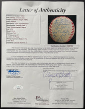 Load image into Gallery viewer, 1978 California Angels Team Autographed American L eague Baseball x31 JSA LOA
