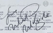 Load image into Gallery viewer, 1996 Martina McBride Autographed Music Ticket Signed Country Singer + John Berry
