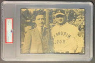 Lou Gehrig PSA Type 1 Original Photo Bustin Babes Barnstorming Tour Baseball
