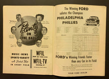 Load image into Gallery viewer, 1950 World Series Program Philadelphia Phillies vs New York Yankees Shibe Park
